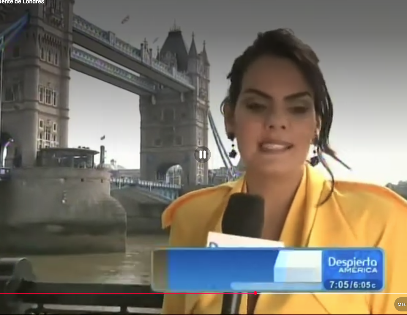 Participación desde puente de Londres.