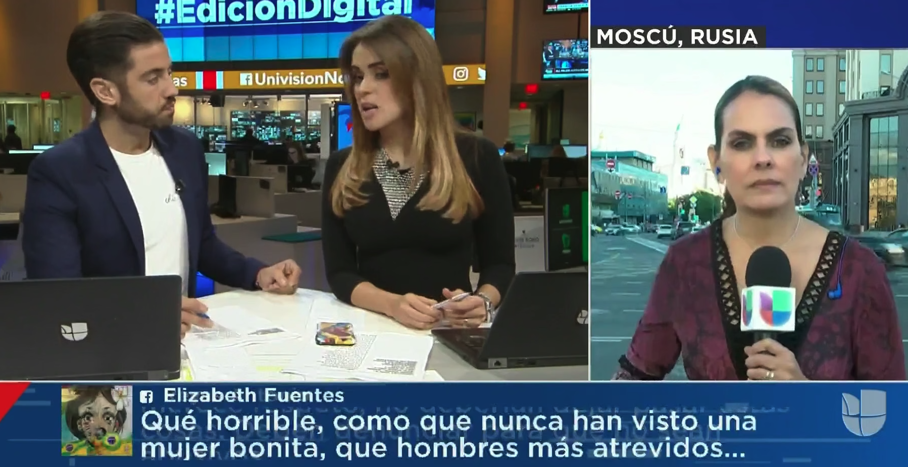 Ahtziri Cárdenas Camarena narra para Noticias Univisión, edición digital, al abuso sufrido en Rusia.