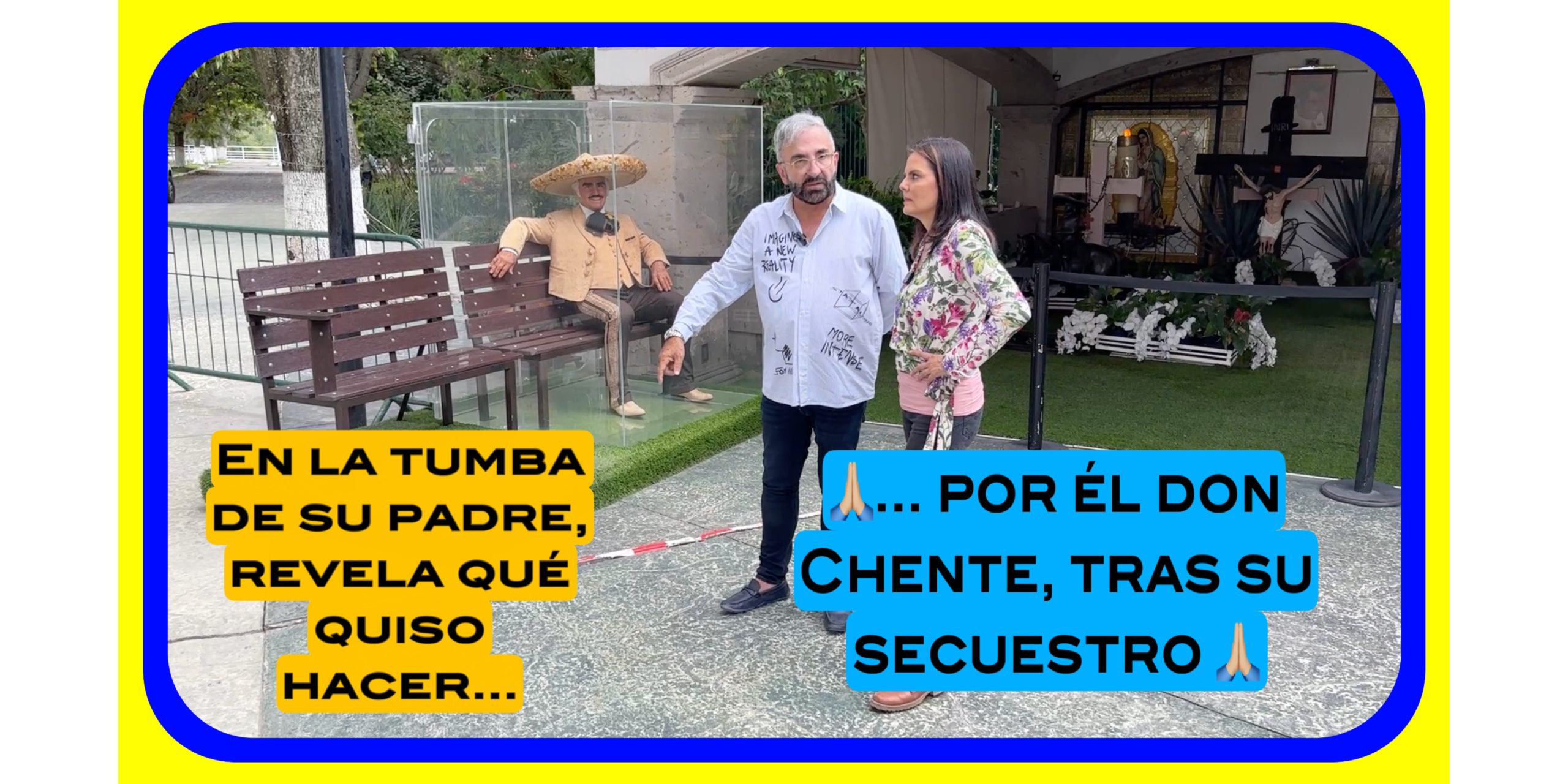 PARTE 4: En la tumba de su padre nos revela qué quiso hacer por él don Vicente tras su secuestro