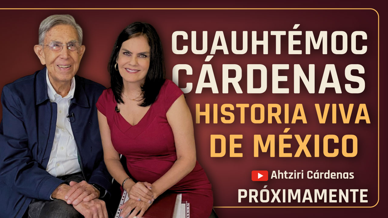 Entrevista Cuauhtémoc Cárdenas Solórzano con Ahtziri Cárdenas Camarena.