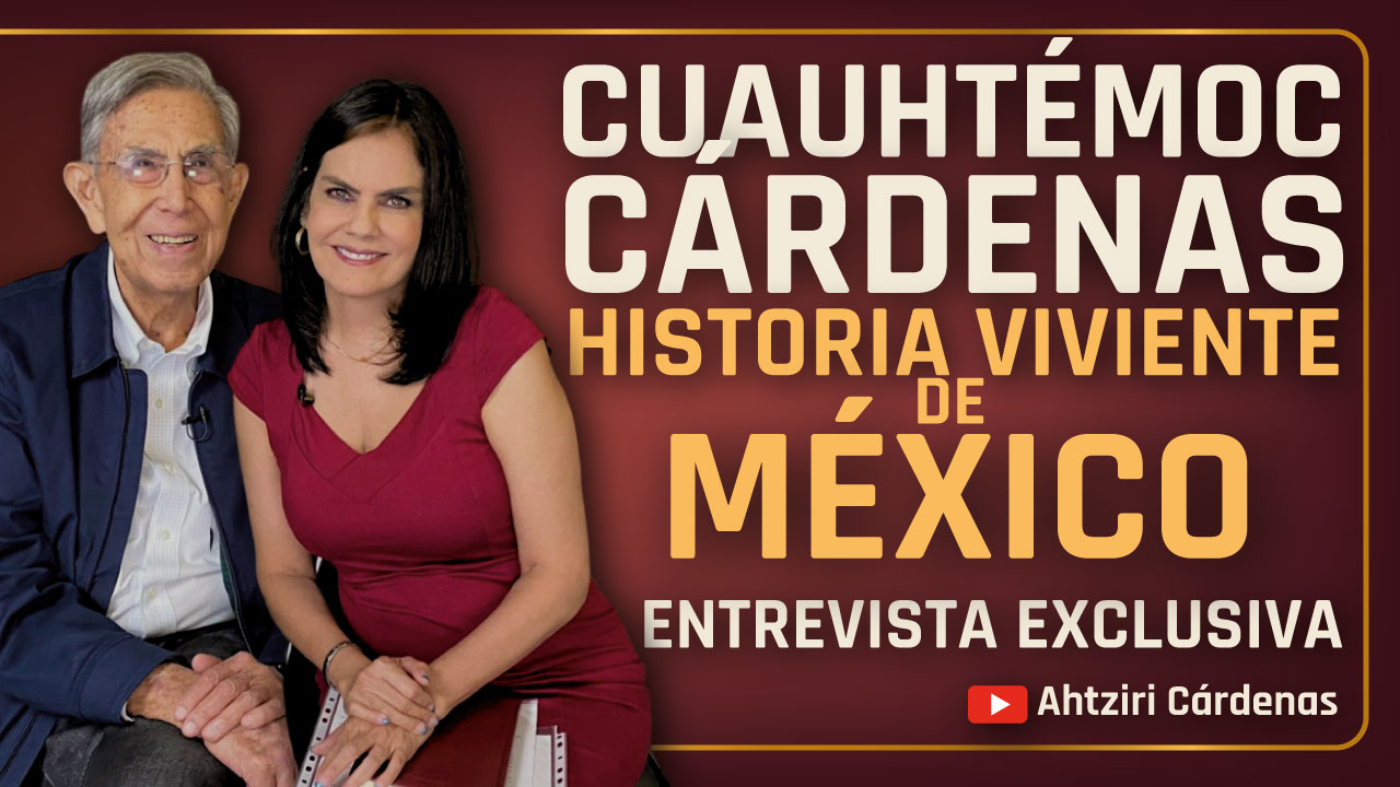 Cuauhtémoc Cárdenas en entrevista con Ahtziri Cárdenas Camarena, conversando como nunca antes.