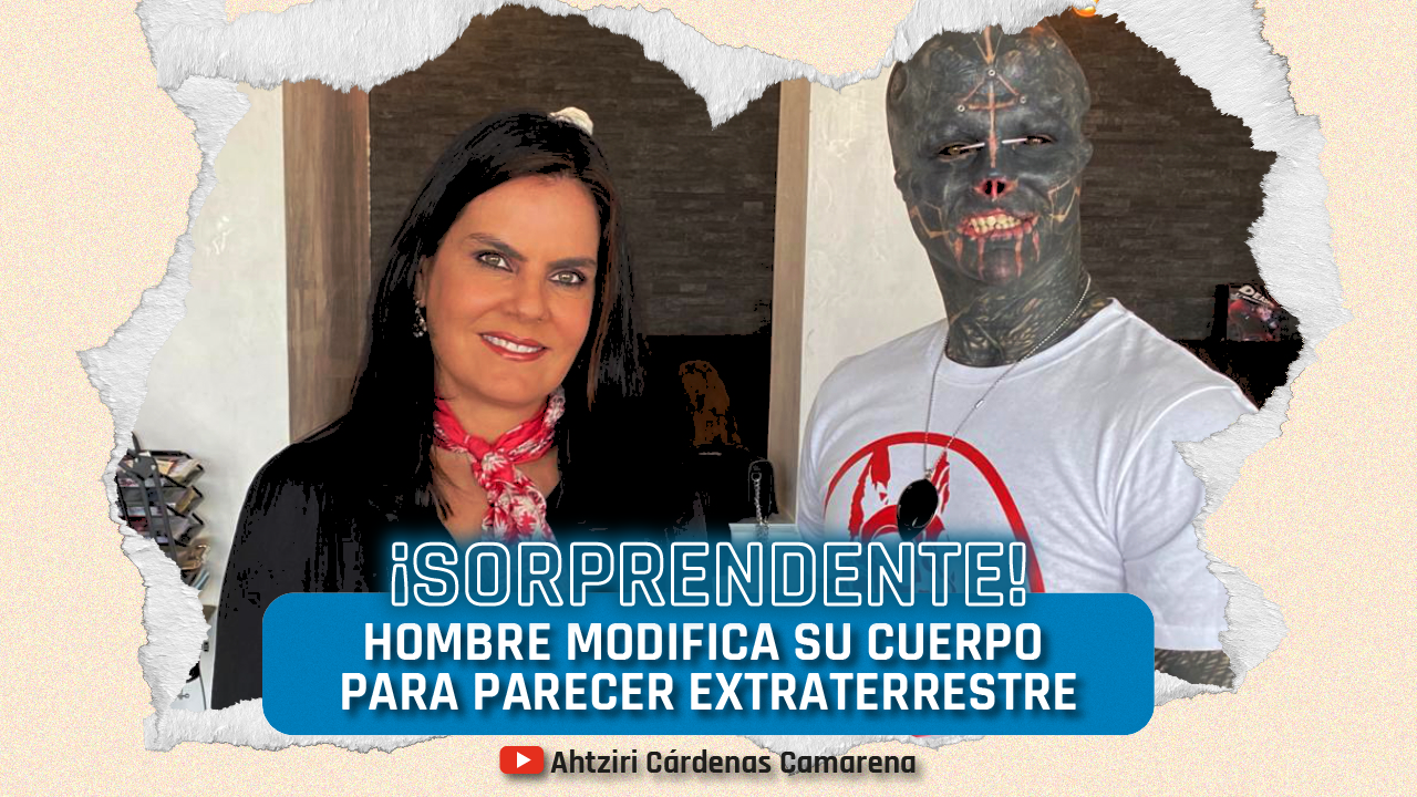 El hombre que quería lucir como extraterrestre: la transformación de Black Alien en México.