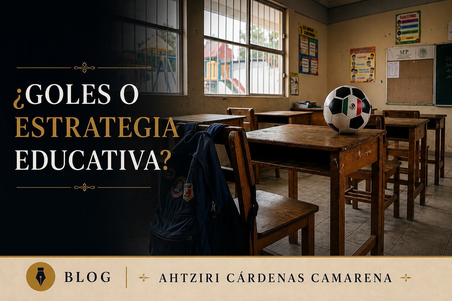 ¿Goles o Libros? El dilema de la “Estrategia Educativa” Mundialista