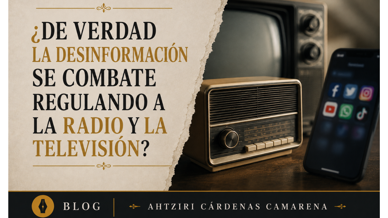 ¿QUIEREN PROTEGER A LAS AUDIENCIAS… O REGULAR A LOS MEDIOS?  EMPEZAR POR LA RADIO Y LA TELEVISIÓN ES EMPEZAR POR EL LUGAR EQUIVOCADO
