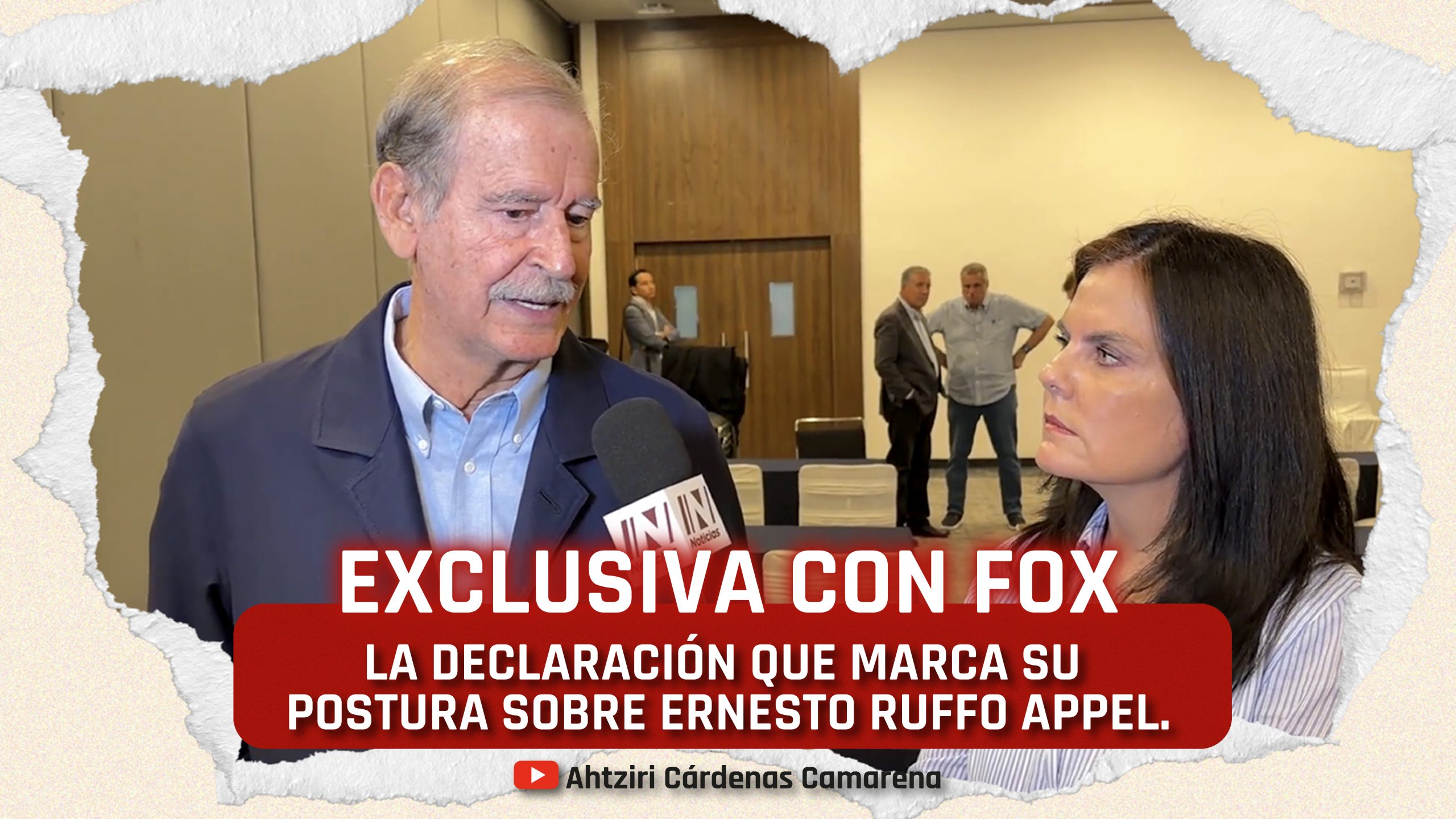 Vicente Fox: “Ernesto Ruffo es un preso político”. Fuerte postura del expresidente de México.