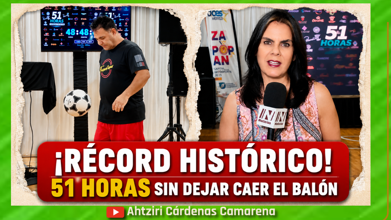 ¡INCREÍBLE!: 51 horas sin dejar caer el balón, la hazaña que sorprendió en Zapopan, México.