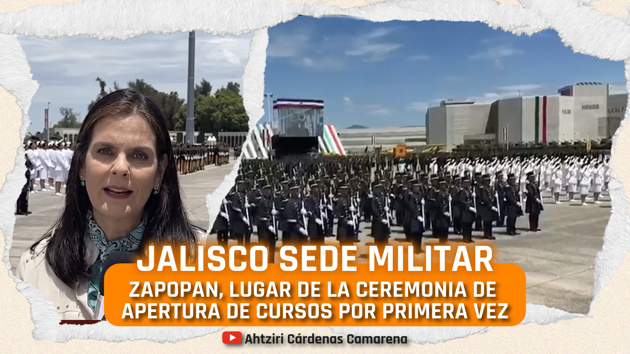 El Colegio del Aire recibe a Claudia Sheinbaum, en una ceremonia inédita en Zapopan, México.