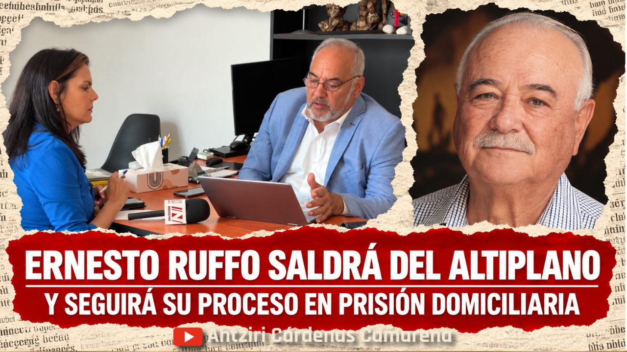 Ernesto Ruffo Appel continuará su proceso en casa tras 71 días en el Altiplano.